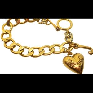 Juicy Couture Chunky Gold Charm Bracelet